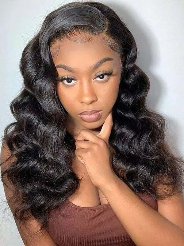 13x4 13x6 Lace Frontal Wig 180% Density Body Wave Virgin Human Hair