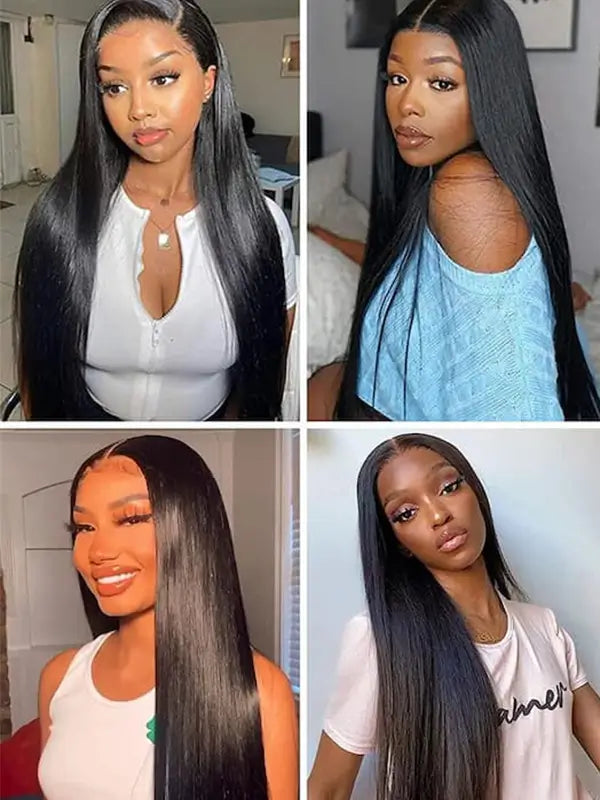 13x4 13x6 Lace Frontal Wig 180% Density Straight Virgin Human Hair