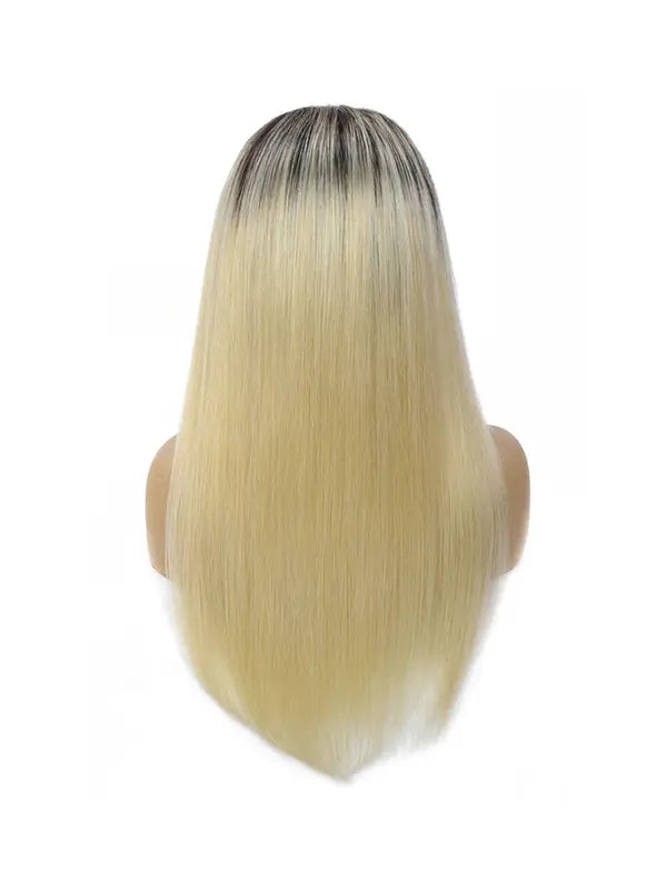 1B/613 Ombre 4x4 13x4 Lace Frontal Wig Straight Human Hair