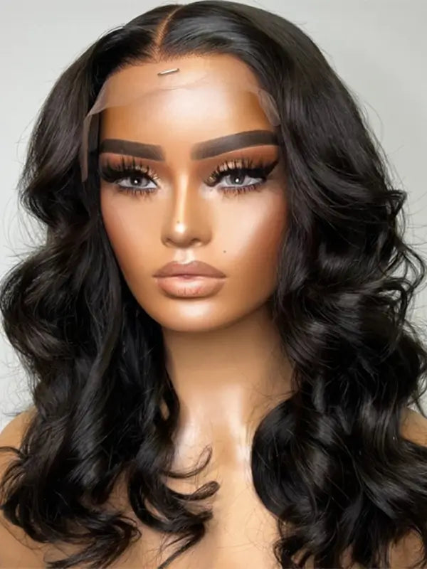 Short Bob Loose Wave 4x4 5x5 13x4 Lace Frontal Wig Human Hair With Pre Plucked Hairline