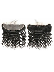 2/3/4 Bundles With 13*4 Frontal Natural Wavy Virgin Hair