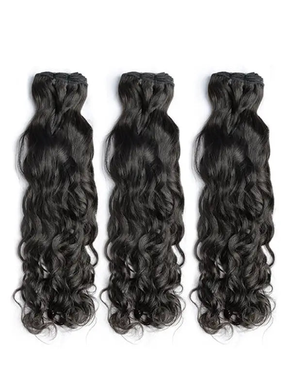 2/3/4 Bundles With 13*4 Frontal Water Wave Virgin Hair