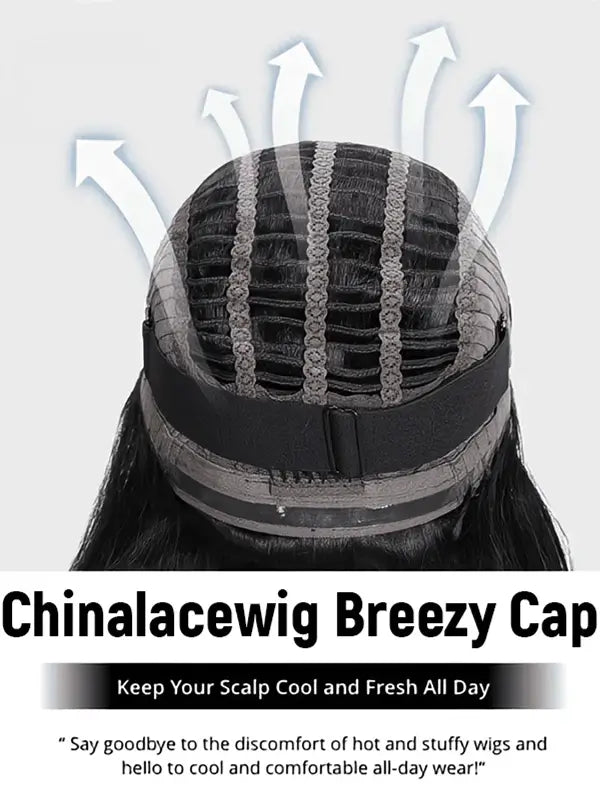 Breathable Cap Highlight Blonde Mix Black Loose Wave 5x5 Closure Lace Wig Human Hair