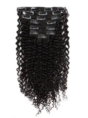 Seamless Clip In Hair Extension Jerry Curly Virgin Human Hair