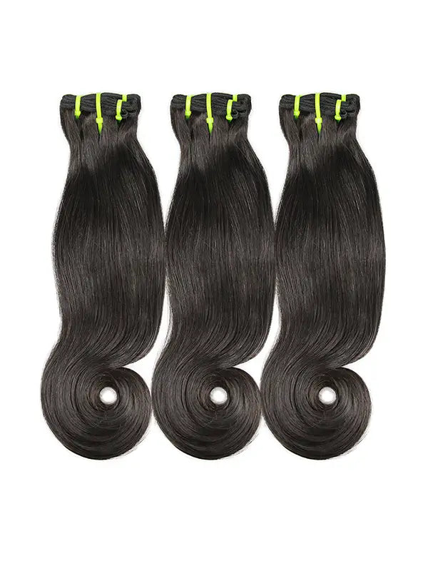 3pcs Double Drawn Funmi Hair Curvy Straight