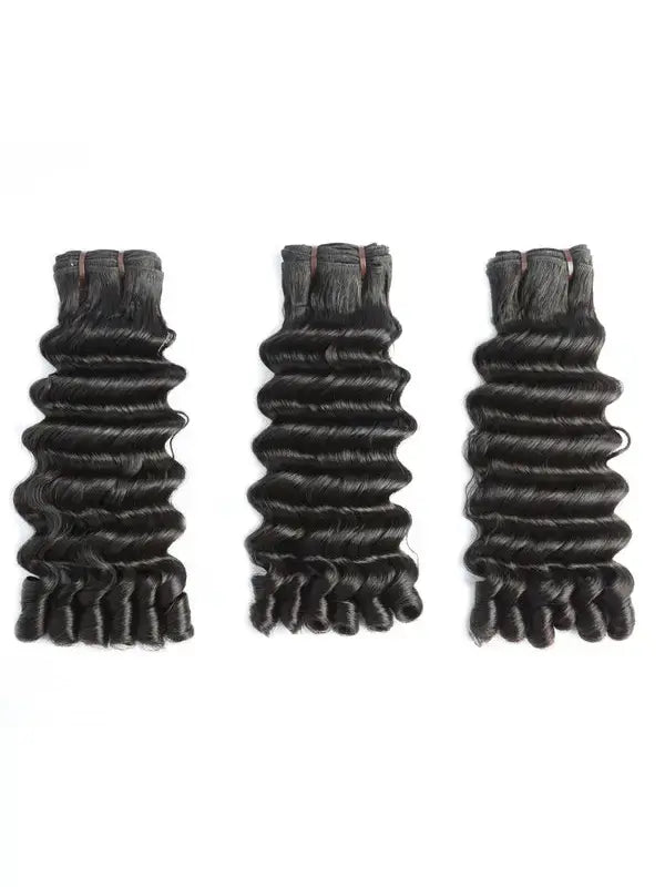 3pcs Double Drawn Funmi Hair Deep Curl