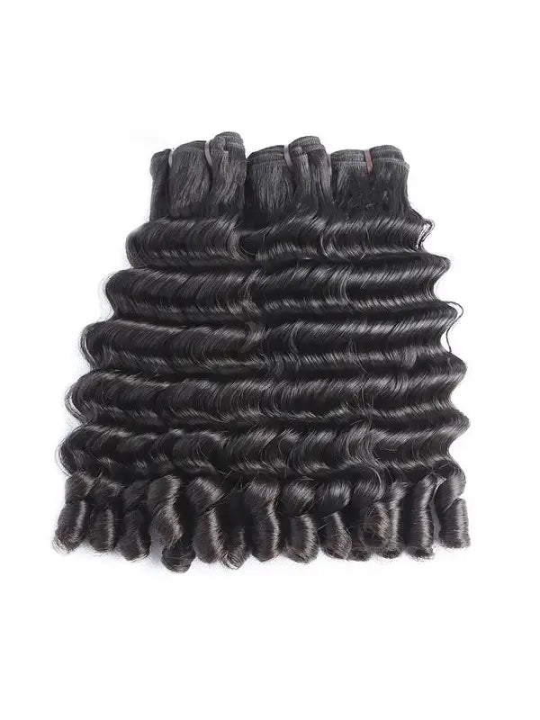 3pcs Double Drawn Funmi Hair Deep Curl