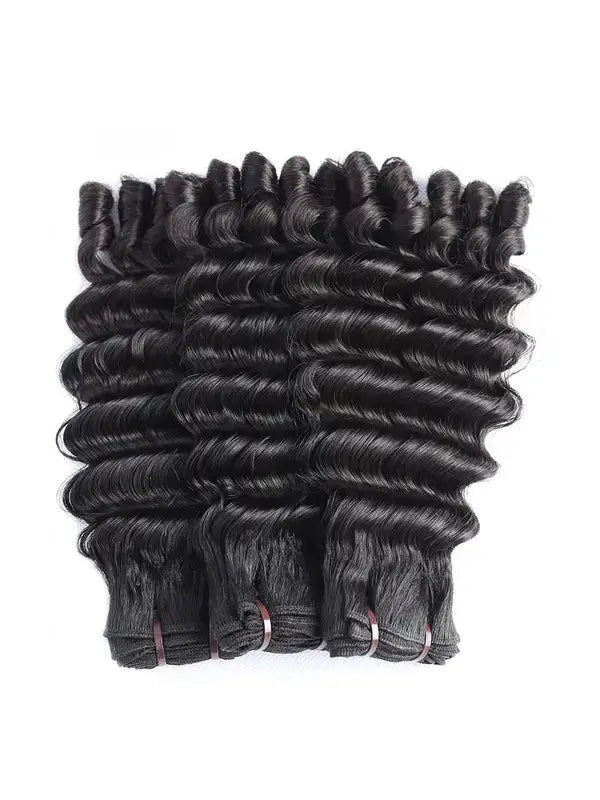 3pcs Double Drawn Funmi Hair Deep Curl