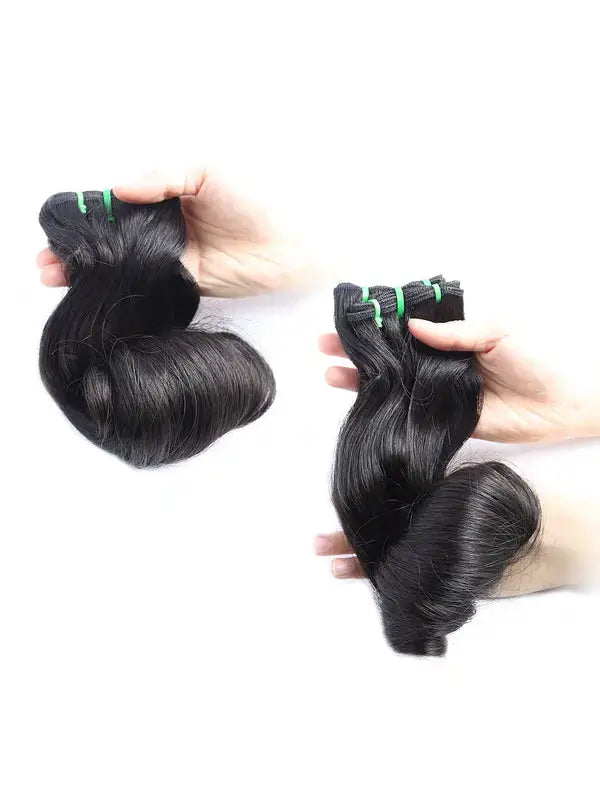 3pcs Double Drawn Funmi Hair Egg Curl