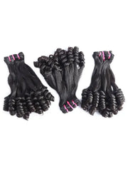 3pcs Double Drawn Funmi Hair Flower Curl