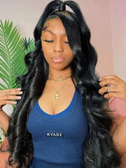 32-40 Inch Long Wig 5x5 13x4 Undetectable HD Lace Body Wave Virgin Human Hair