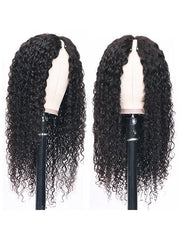 Clueless V Part Wig No Leave Out Deep Wave Virgin Human Hair